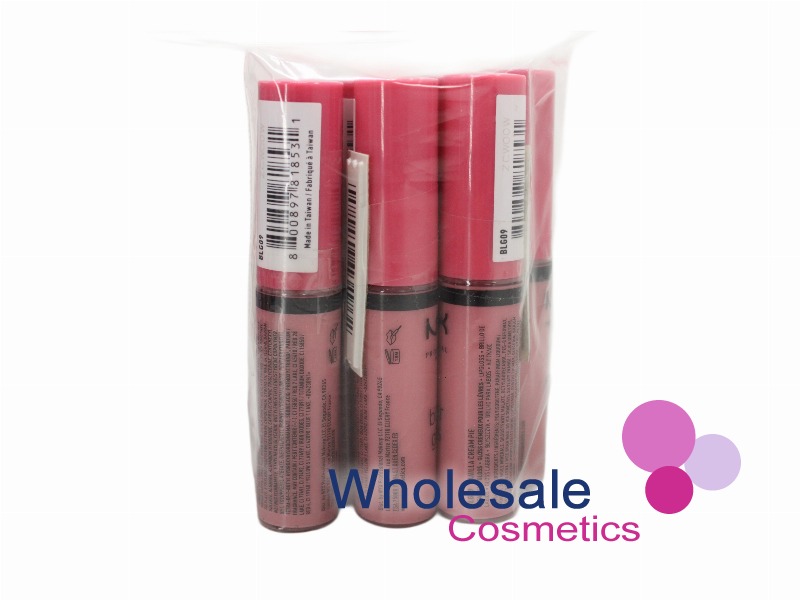 9 x NYX Professional Makeup Butter Gloss - 09 VANILLA CREAM PIE
